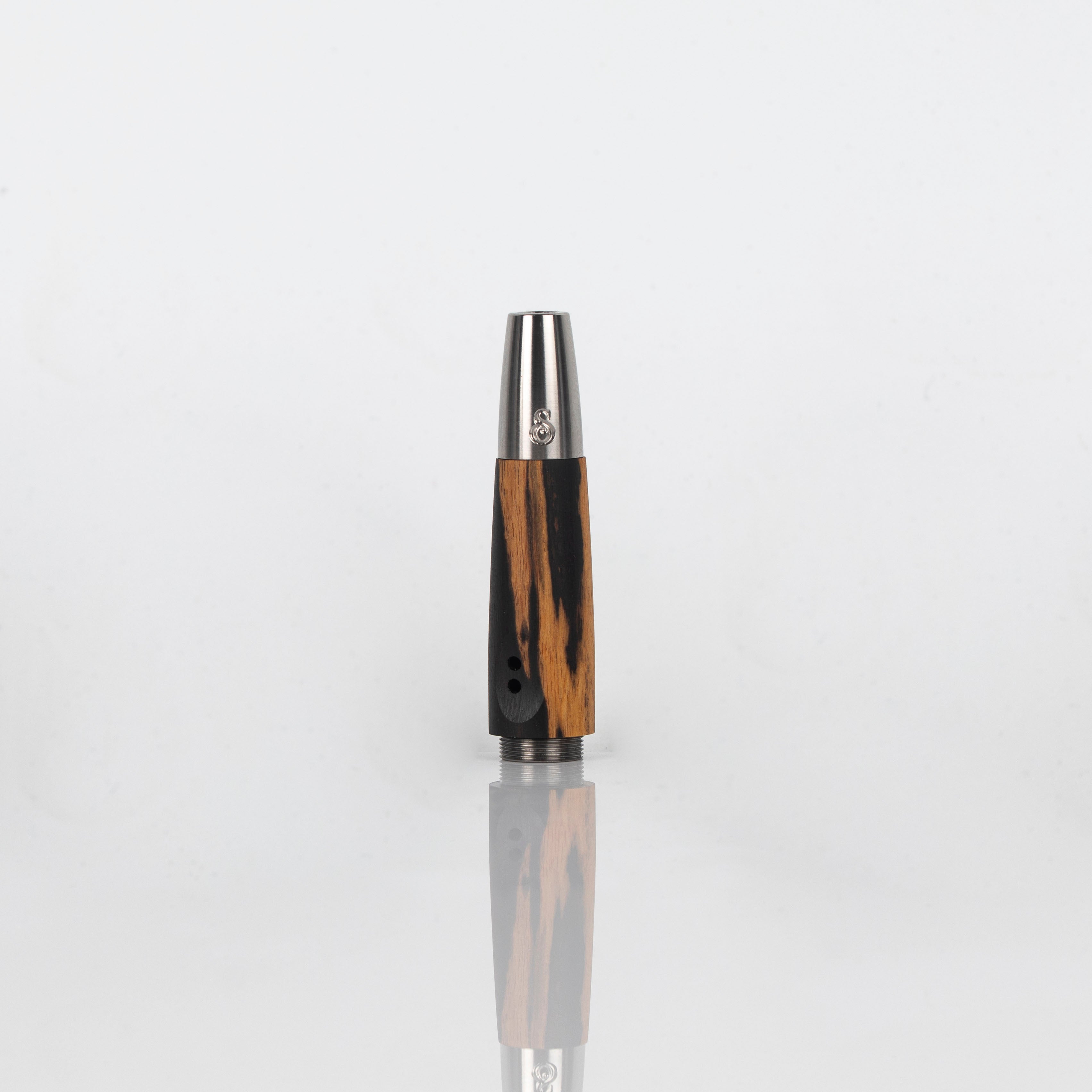 Micro Heritage Vortex: Black & White Ebony
