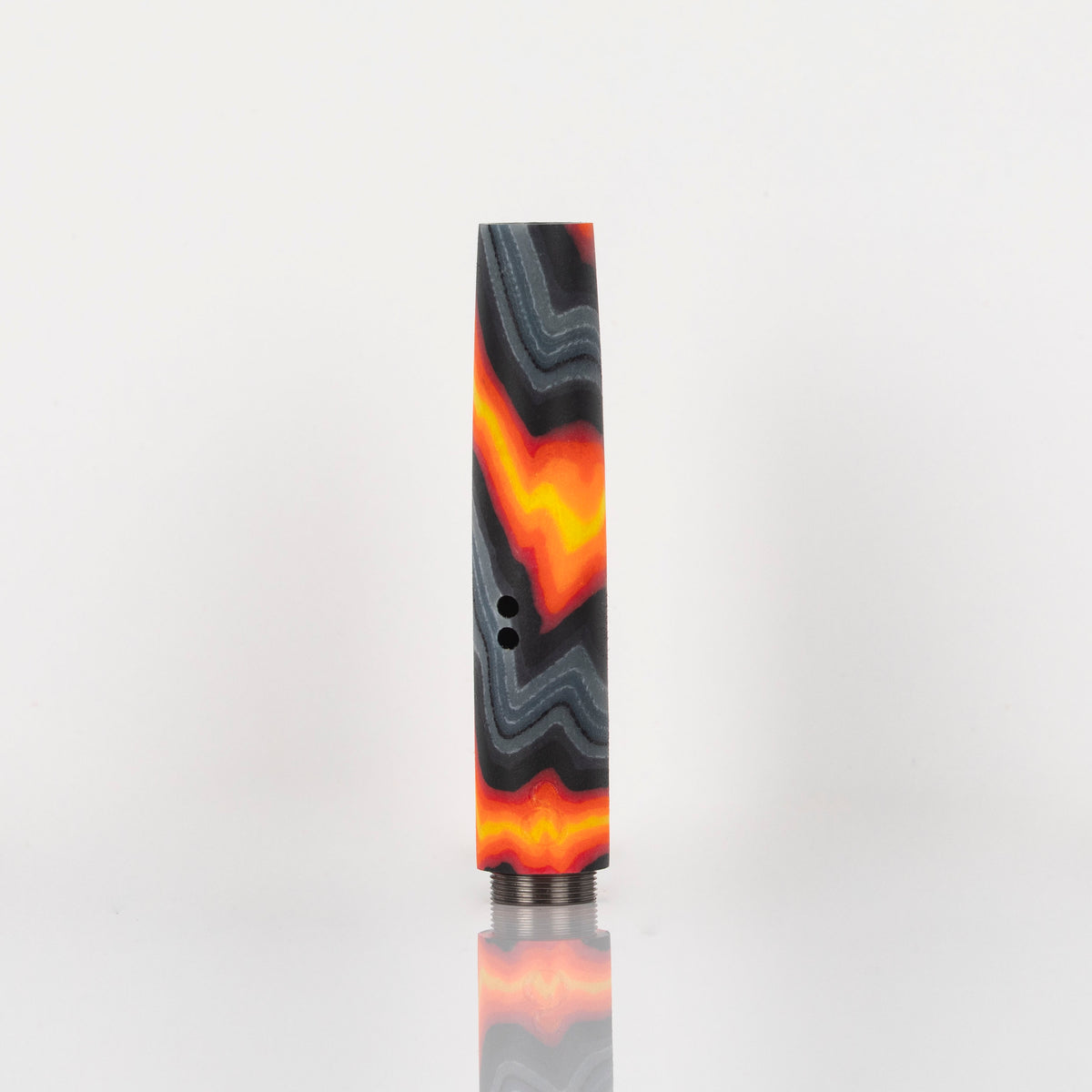 Orange and gray micarta Heritage stem