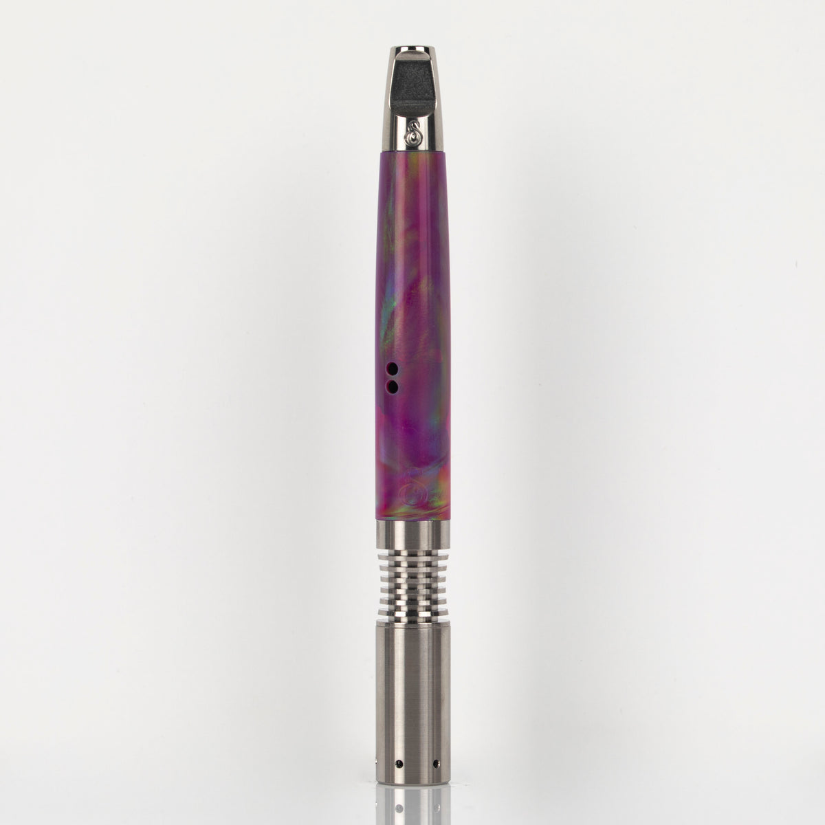 Simrell Heritage with purple and green opal stem