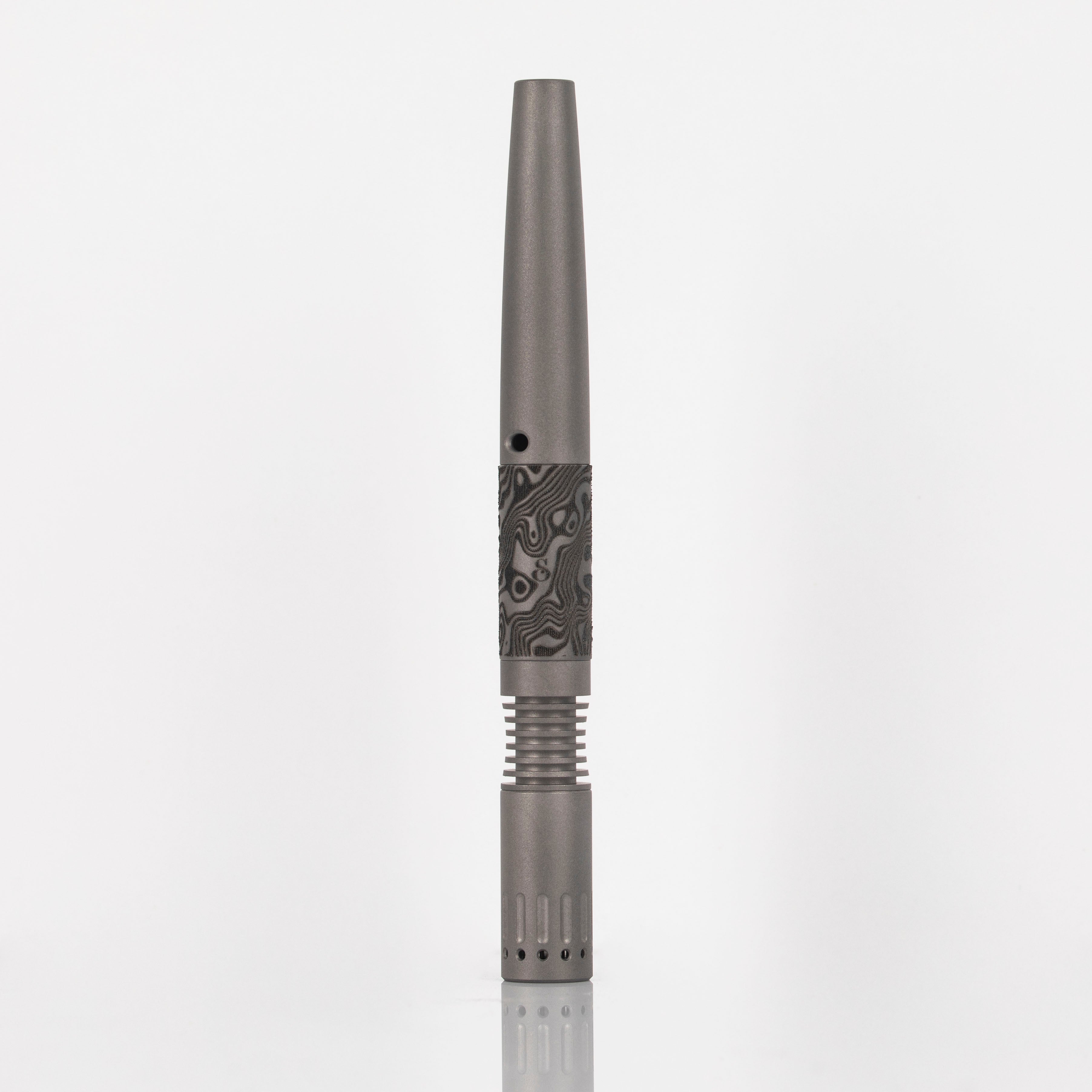 Vortex Sleeve: Topographic Textured Titanium