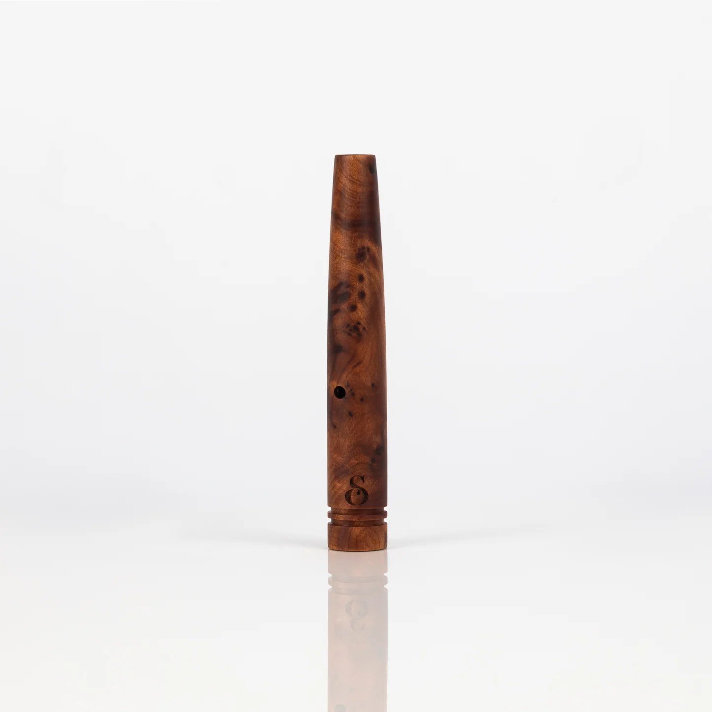 XL Exotic Wood Vortex w/ 5 Fin Ti Tip and captive cap