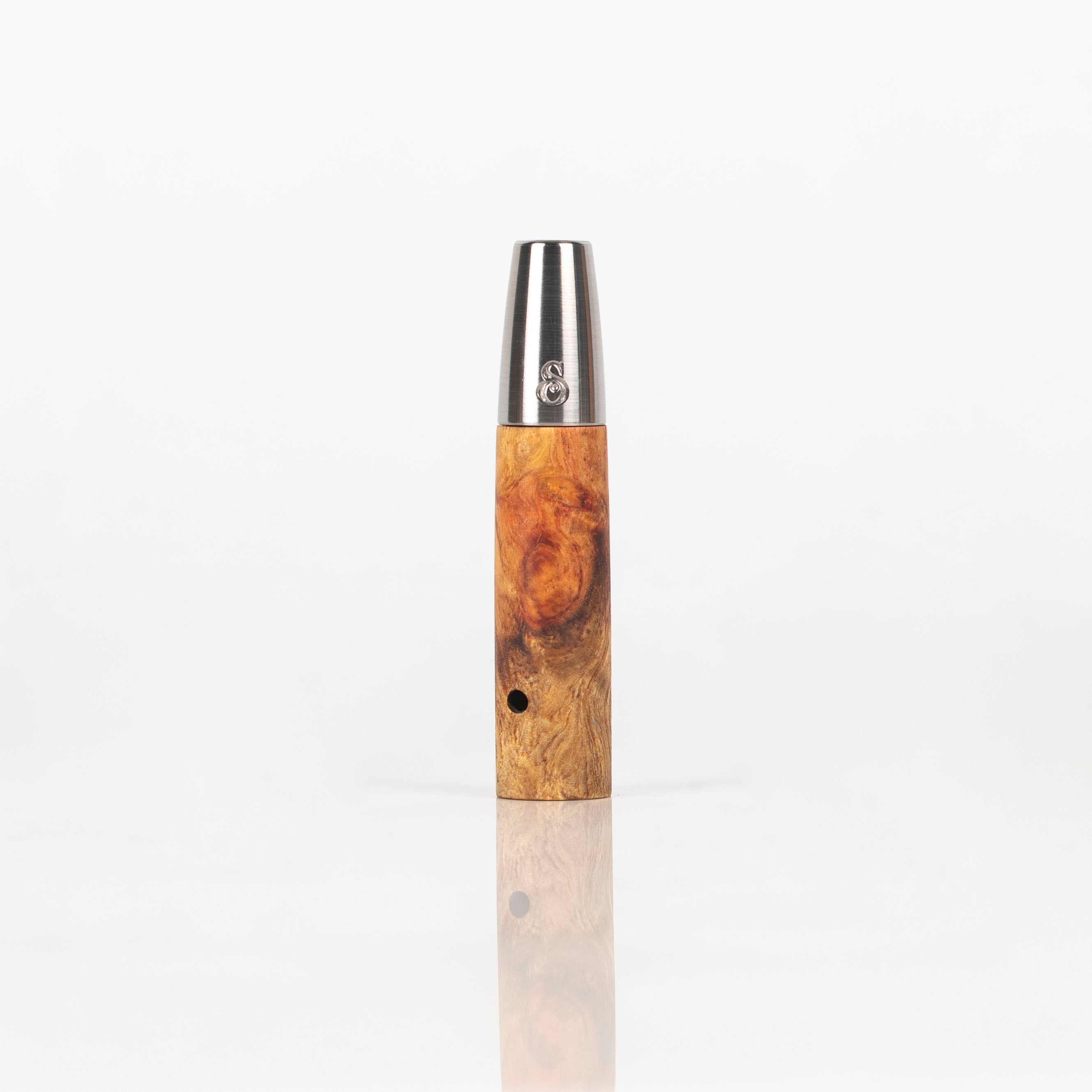 Micro Amboyna Burl MVS w/ Titanium Stinger Mouthpiece