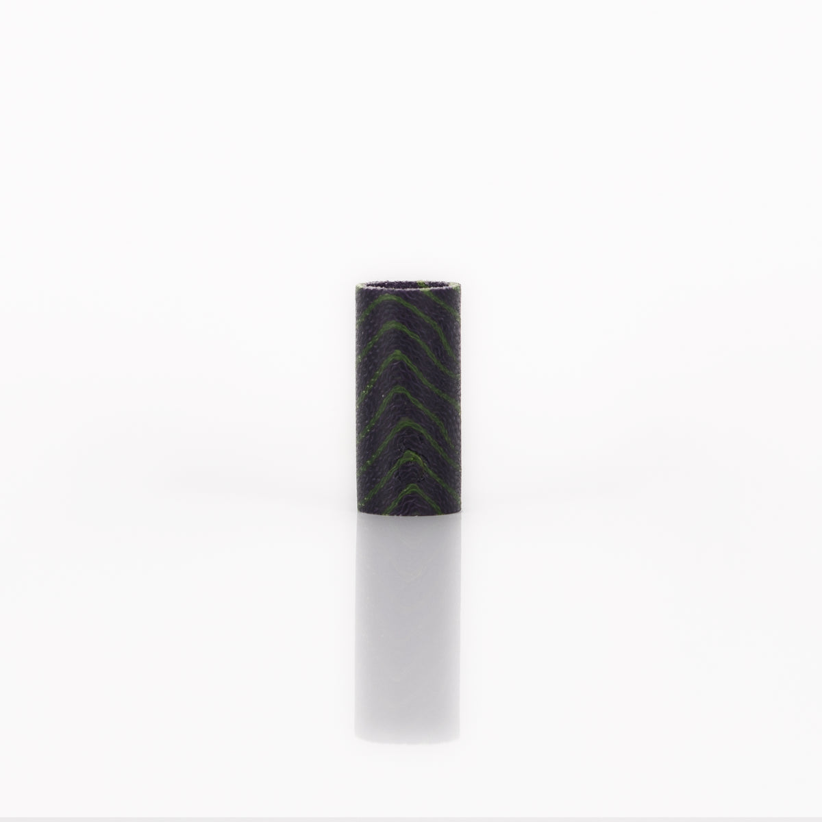 Purple and green micarta sleeve