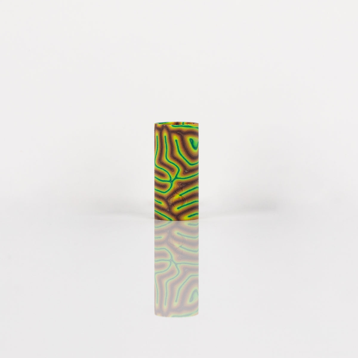 Lime green micarta sleeve
