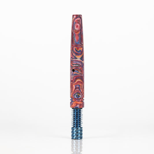 Micarta Vortex w/ Blue 9 Fin Tip