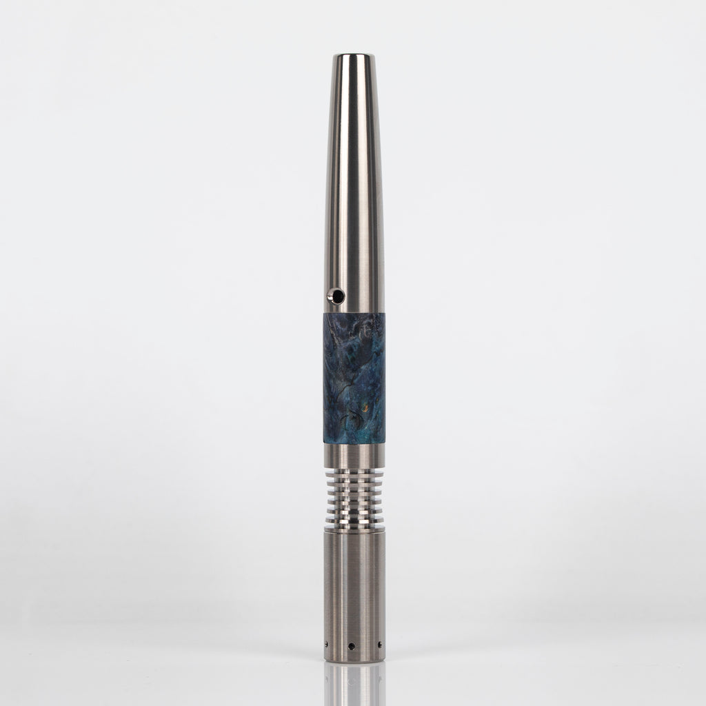 Titanium Simrell w/ Galaxy Burl Sleeve