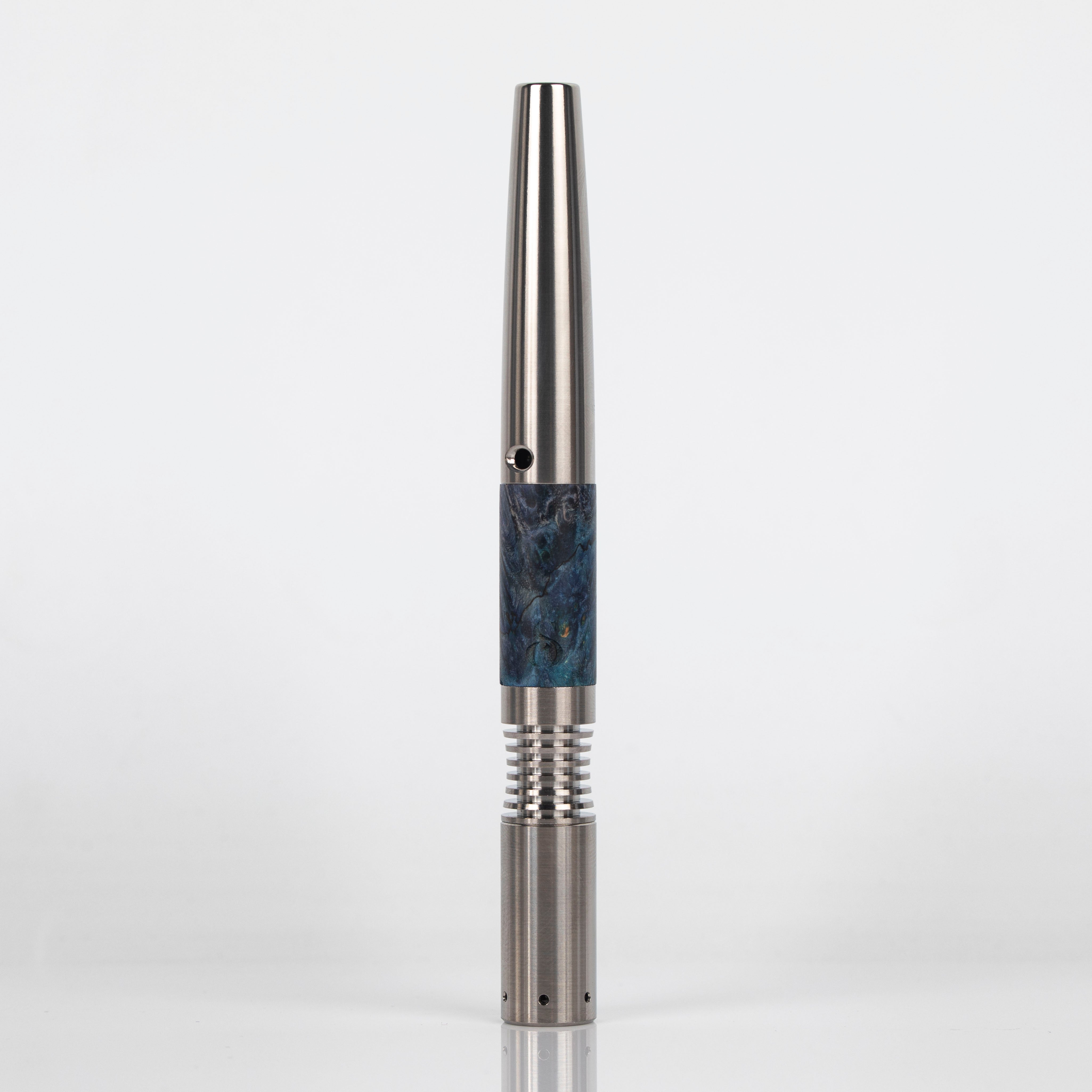 Titanium Simrell w/ Galaxy Burl Sleeve