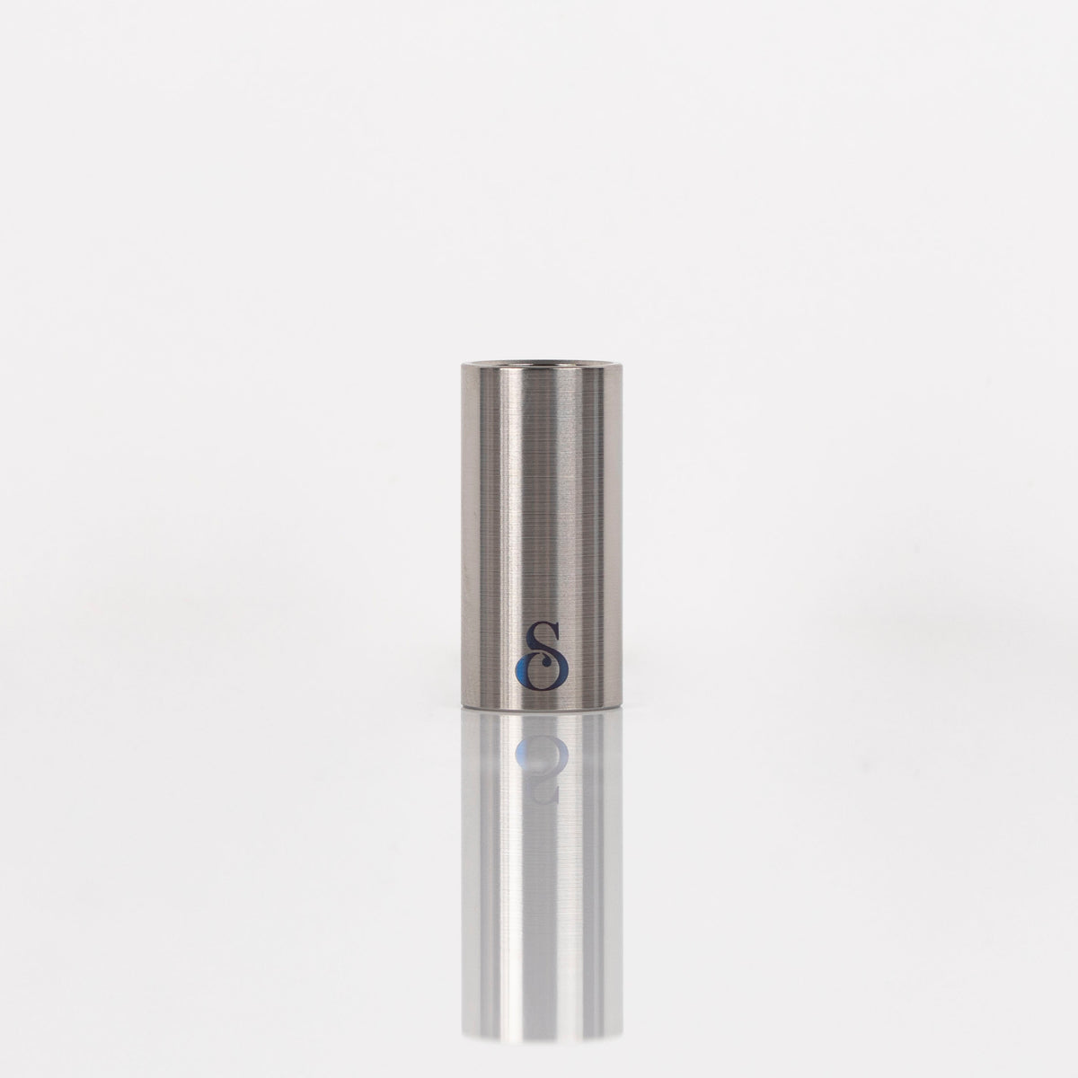 The Titanium Sleeve with its holographic Simrell logo
