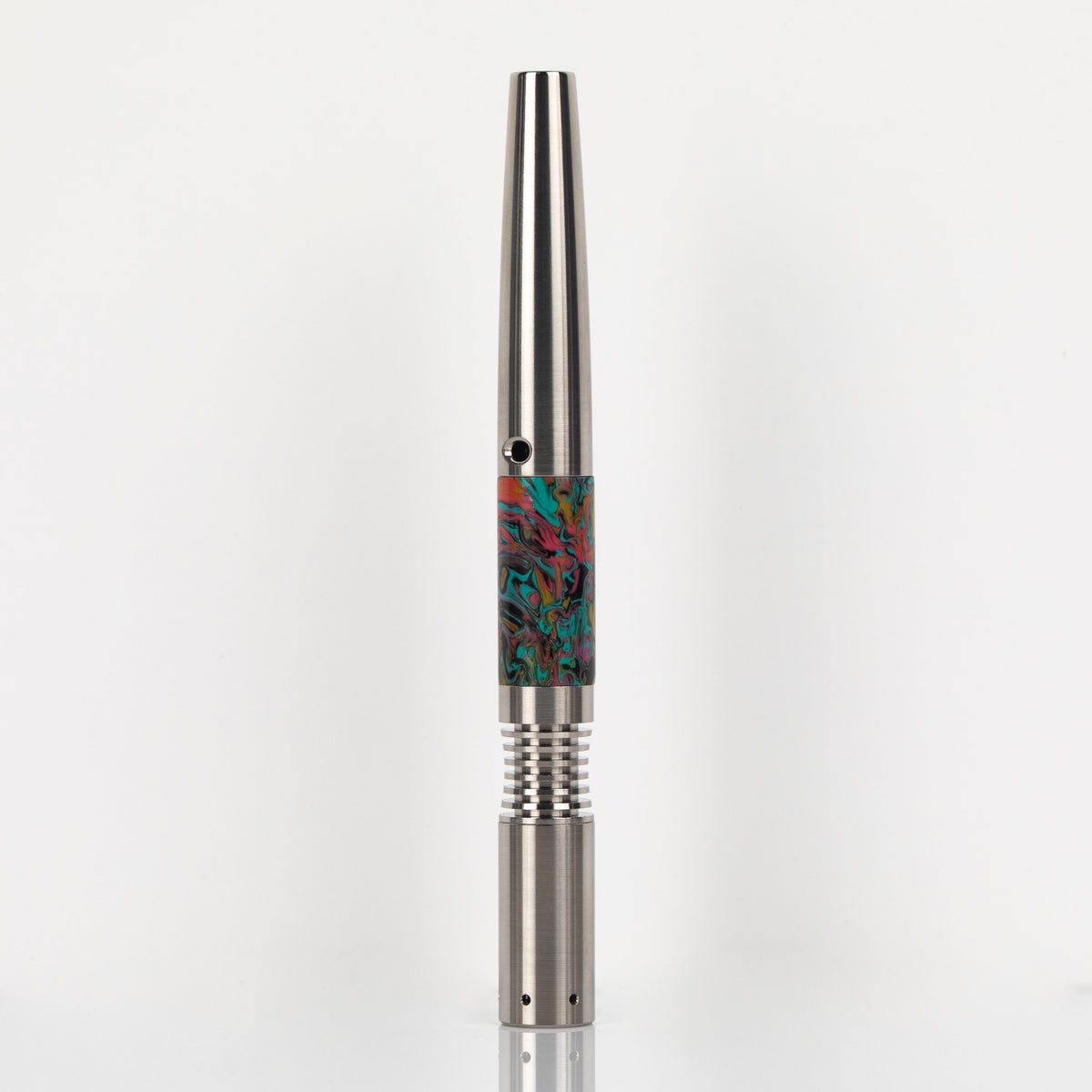 Radioactive sleeve shown on a Titanium Simrell