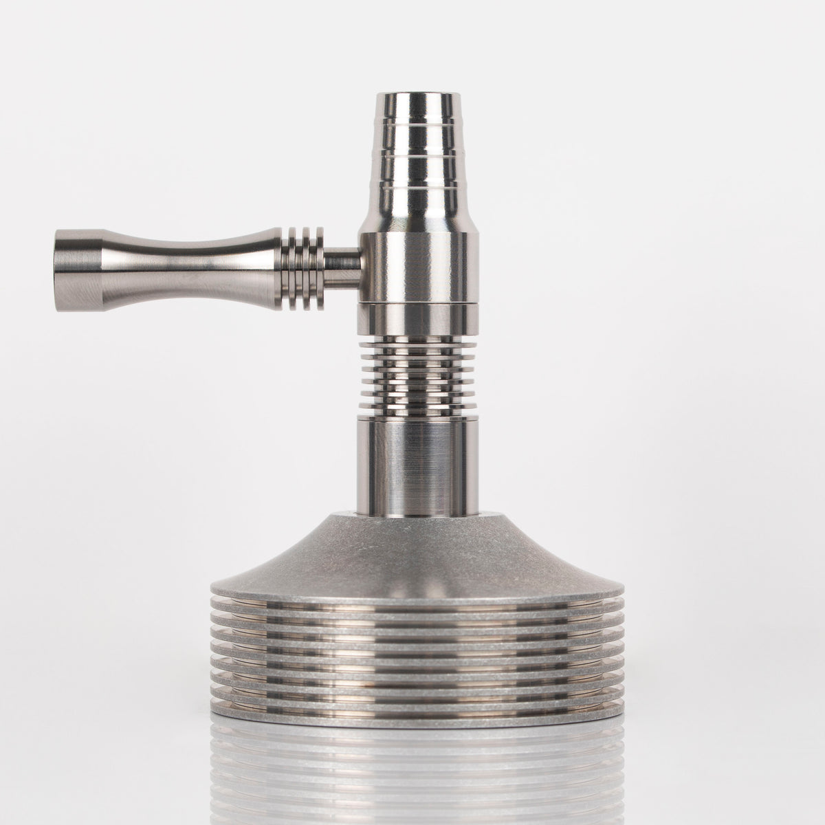 Simrell Hydro XL large-capacity dry herb vaporizer in its cooling stand