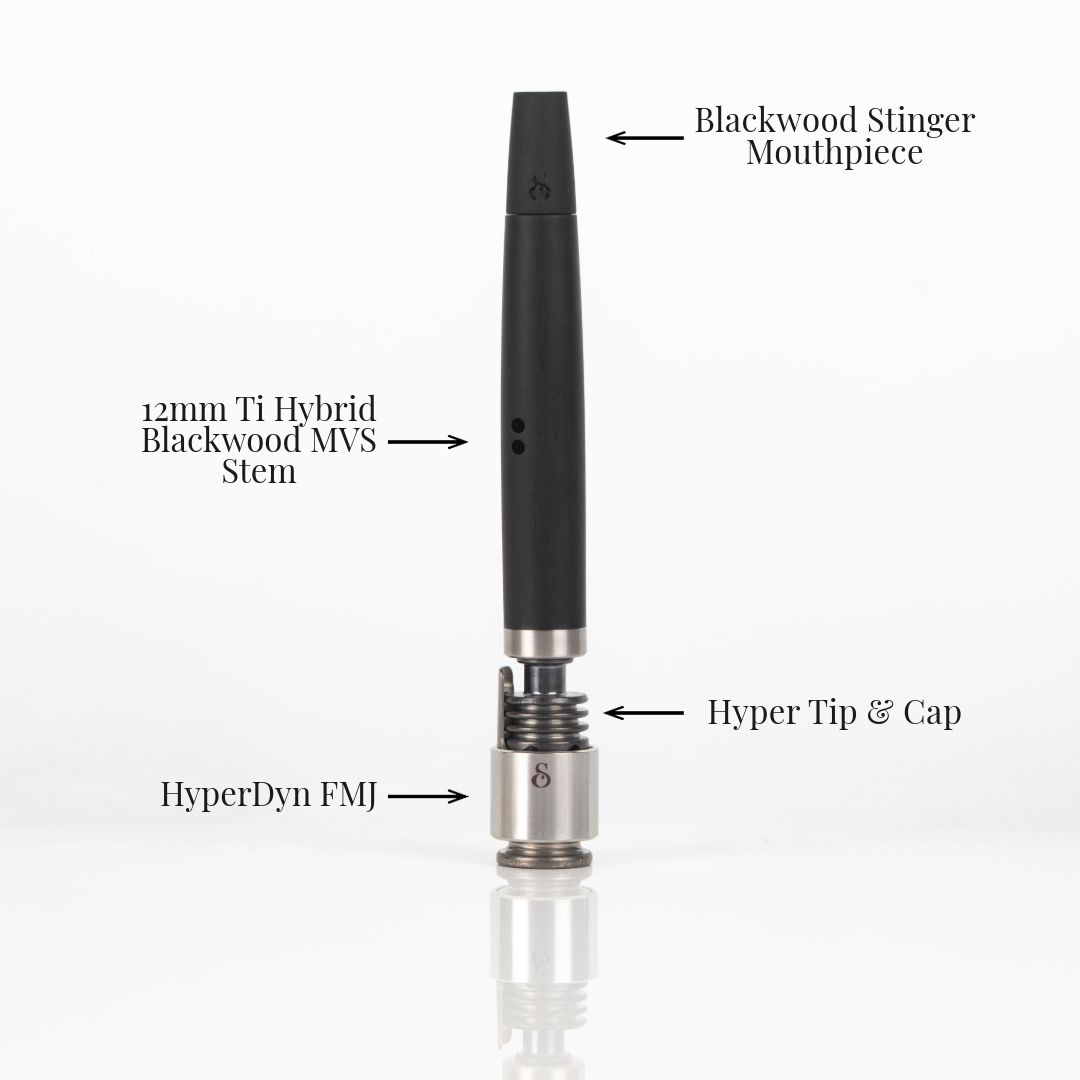 Titanium Dynavap Hyper Tip & Cap Combo Pack W/ Free FMJ