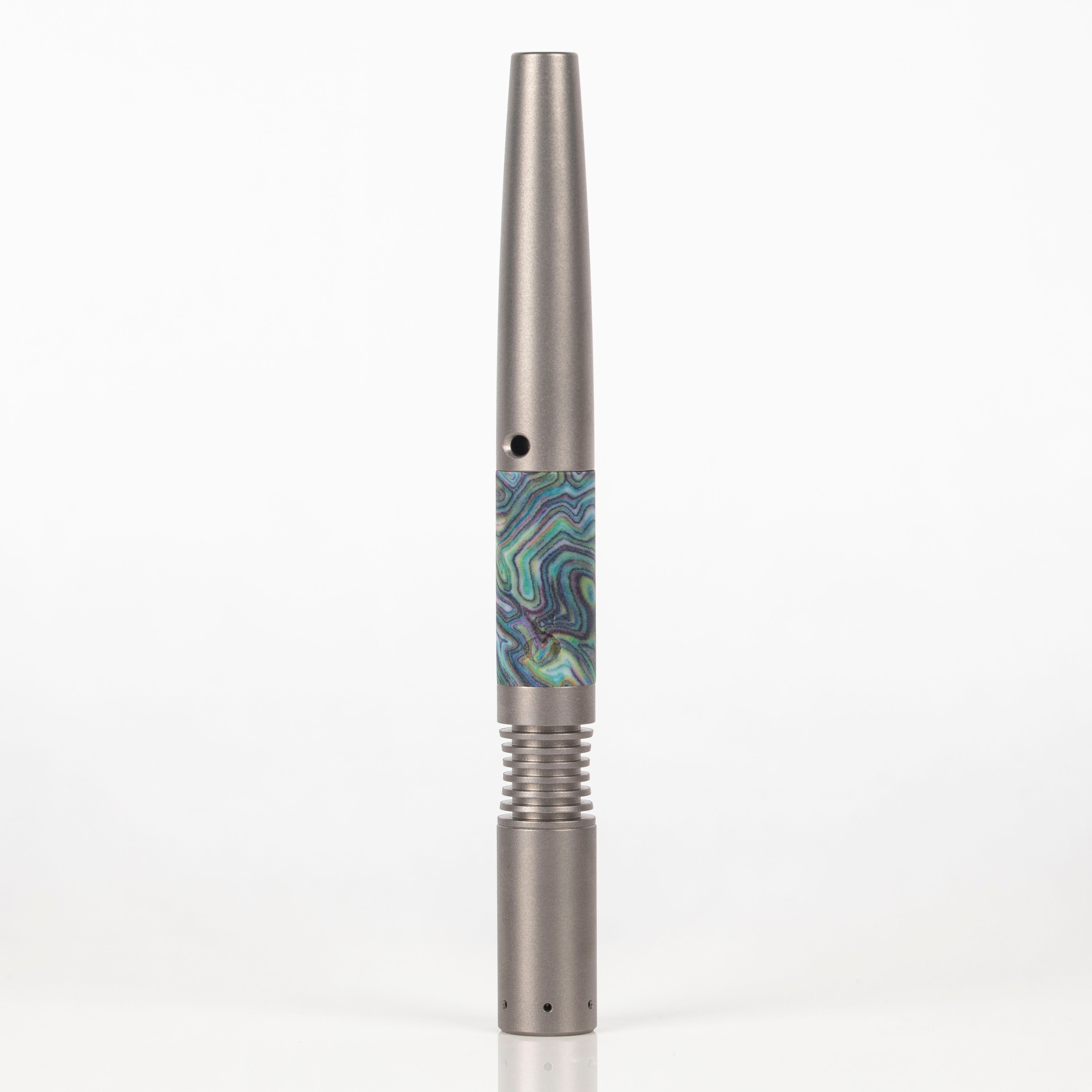 Sandblasted Titanium Simrell w/ Micarta Sleeve (M1)