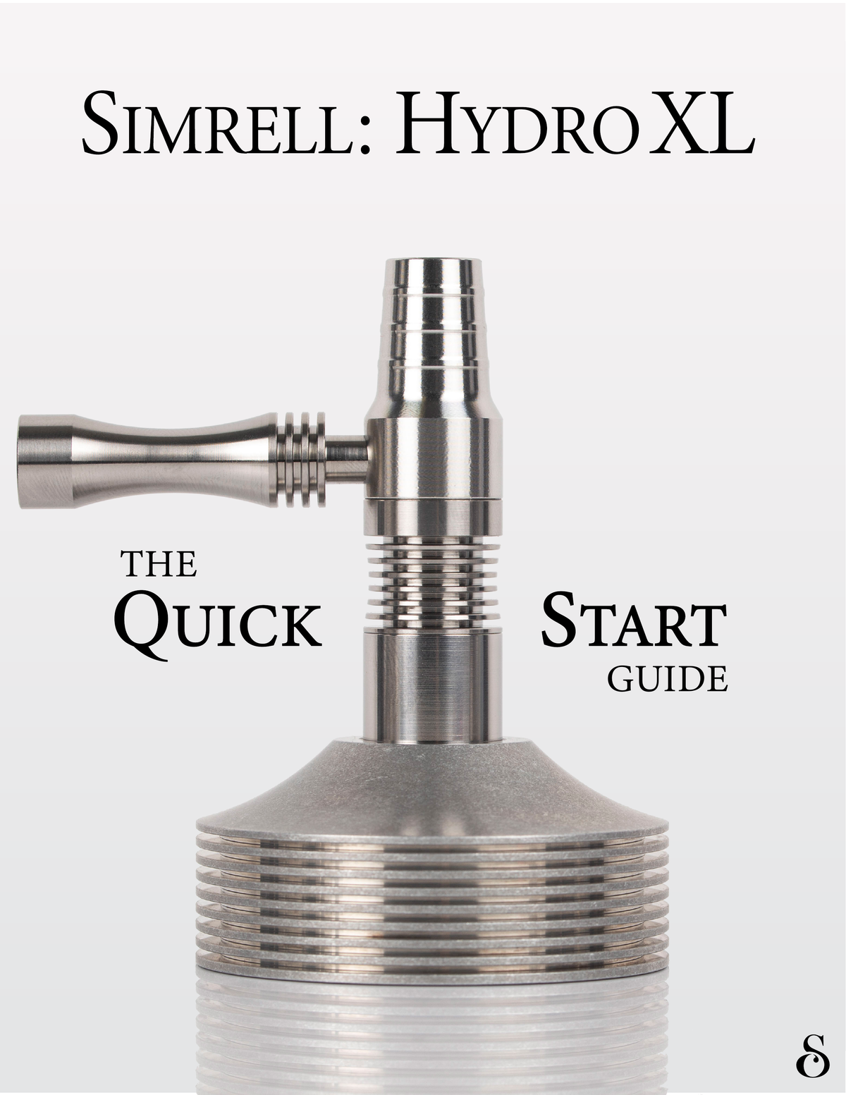 Simrell Hydro XL quick start guide cover
