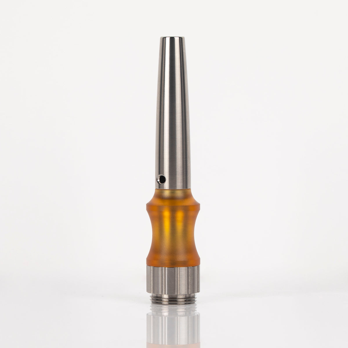 Simrell Titanium Vortex stem with the XL Stem Adapter and Ultem sleeve installed