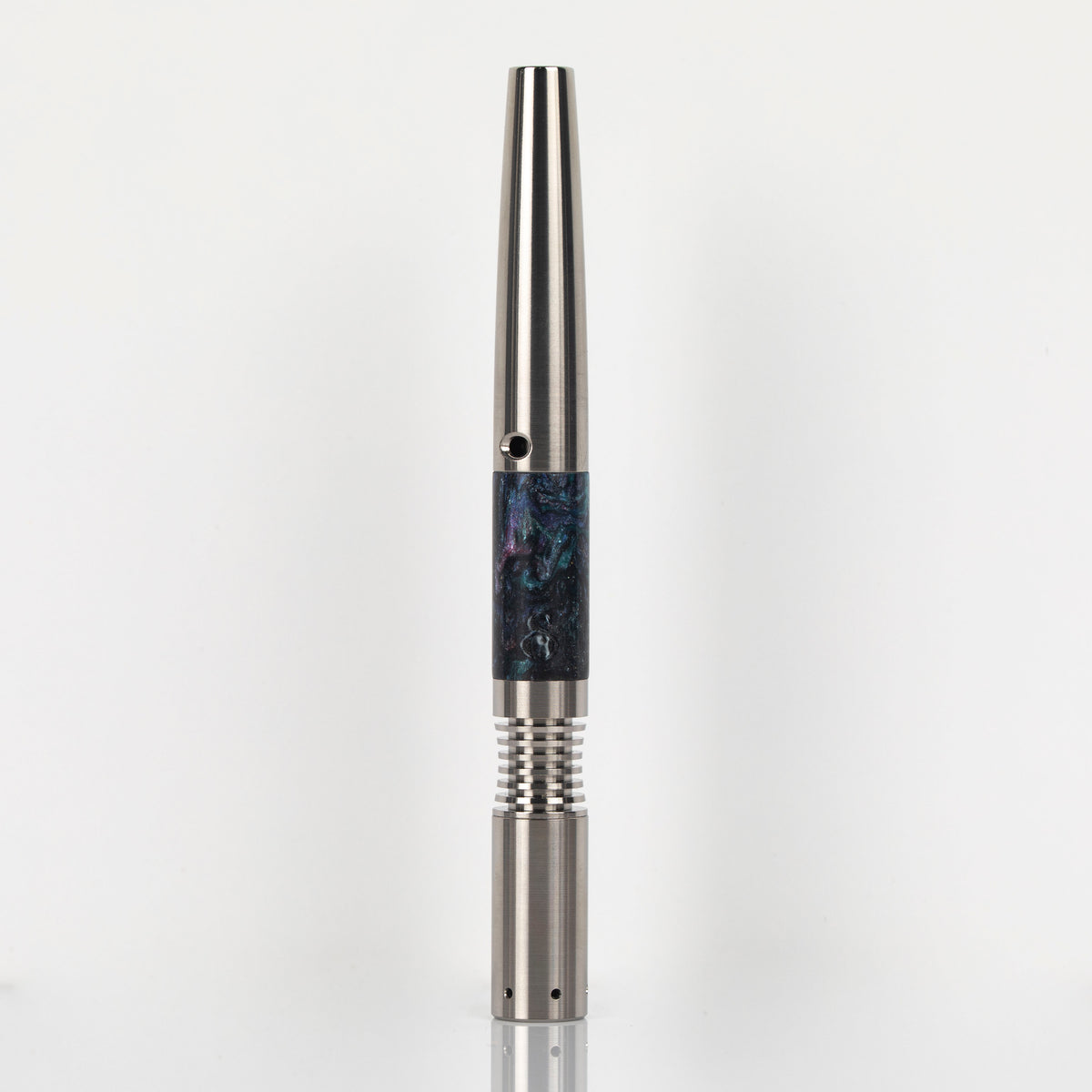 Starry night acrylic sleeve shown on a Titanium Simrell