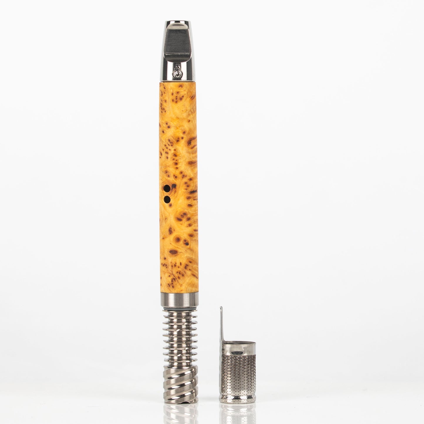 Yellow Cedar Burl XL Ti-Hybrid w/9 Fin Tip & Perf Cap